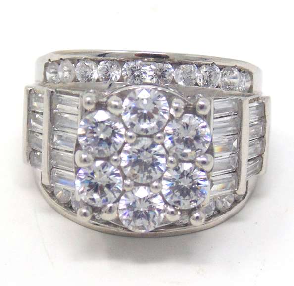 Sterling Silver Cubic Zirconia Ring