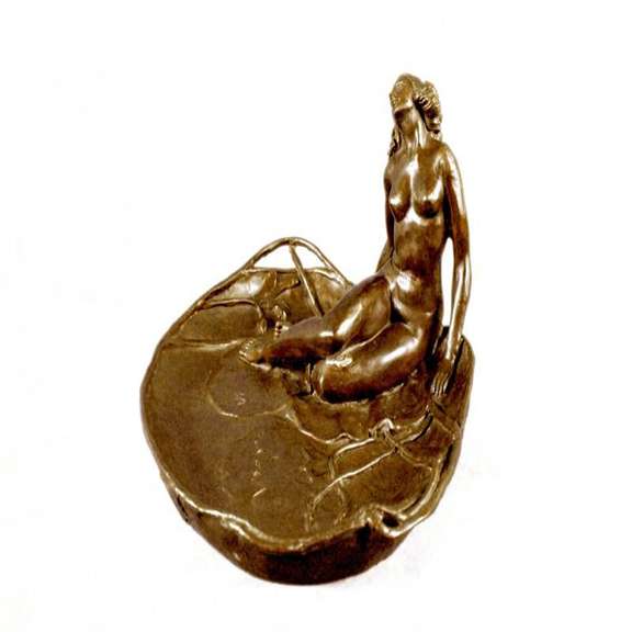 Amazing Jewelry Holder Bronze Sculpture