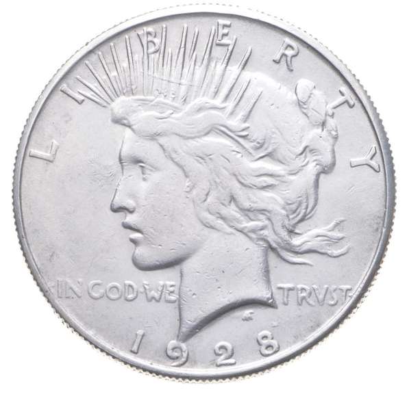 1928 Peace Silver Dollar