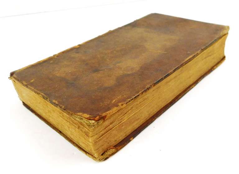 1768 Rollin's Belles Lettres Leather Book