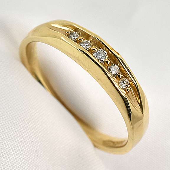 Man's 14k Diamond Ring