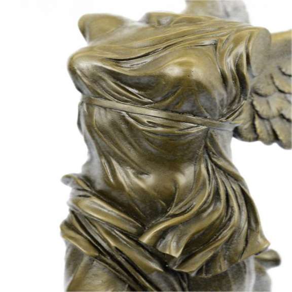 Winged Nike Bronze Statue