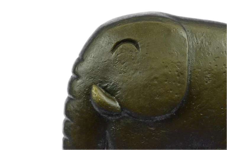 Abstract Modern Art Elephant Bronze Sculpture Figurine