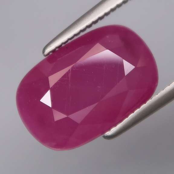 Richly colored UNHEATED 6.07ct Winza Ruby solitaire