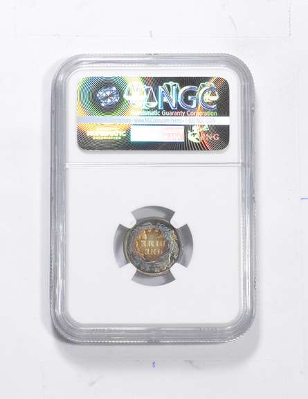 PF62 1891 Seated Liberty Dime - Graded NGC