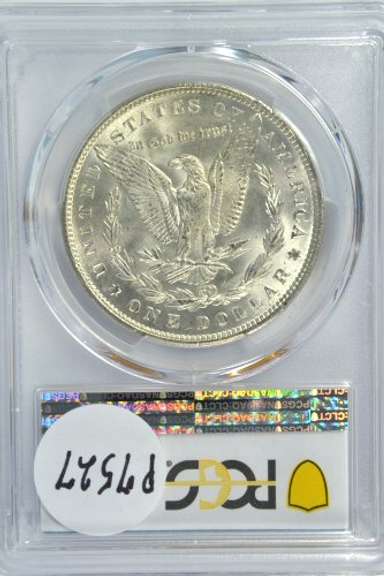 Better near Gem BU 1888 Morgan Silver Dollar. PCGS MS64