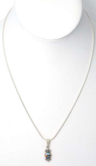 Sterling Silver Turquoise Necklace