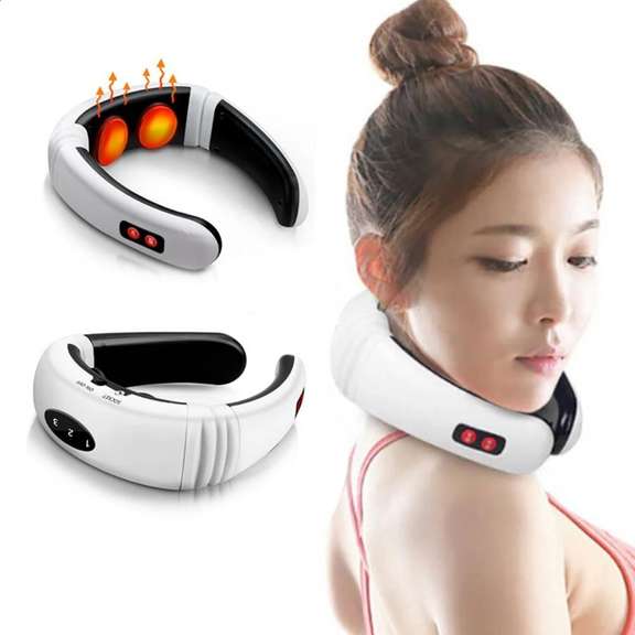 Hot Electric Cervical Neck Support Massager