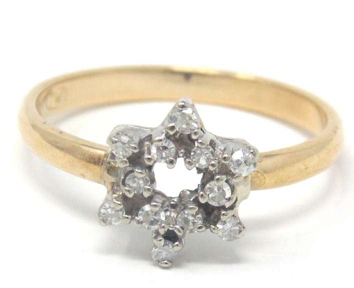 Absolutely Cute Diamond Star Ring