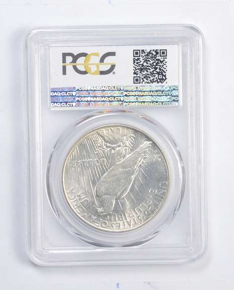 MS63 1934-D Peace Silver Dollar - Graded PCGS