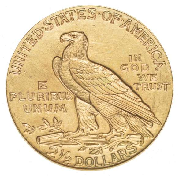 1910 $2.50 Indian Head Gold Quarter Eagle