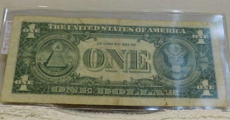 1957-B $1.00 Silver Cert, Star Note