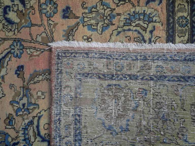 Semi Antique All-over Persian Tabriz 8.4x8.11
