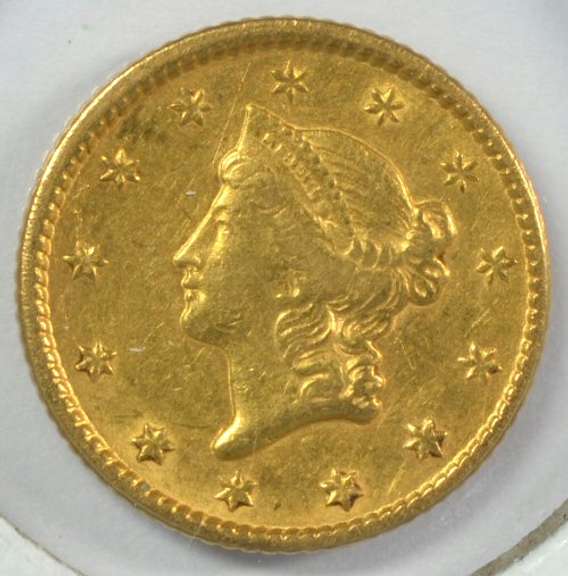 Needle-sharp 1851 US Type One $1 Gold Piece