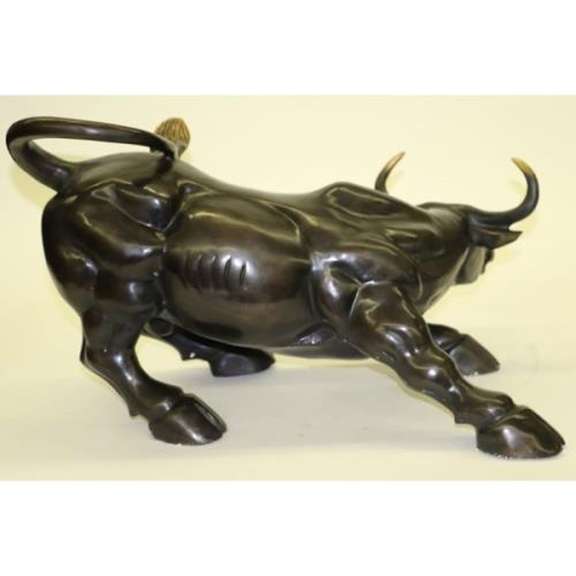 Stock Market Statue Bull Bronze Sculpture