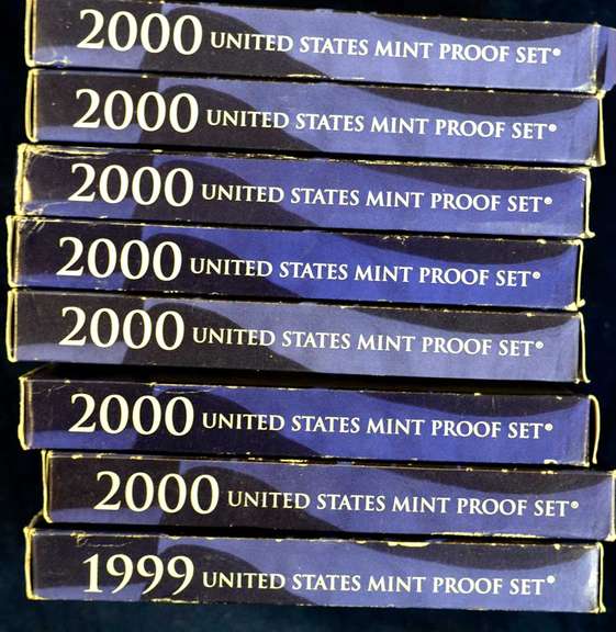 Lot of turn of the Century Proof sets