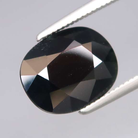 Bold unheated 3.34ct blue black oval cut Sapphire