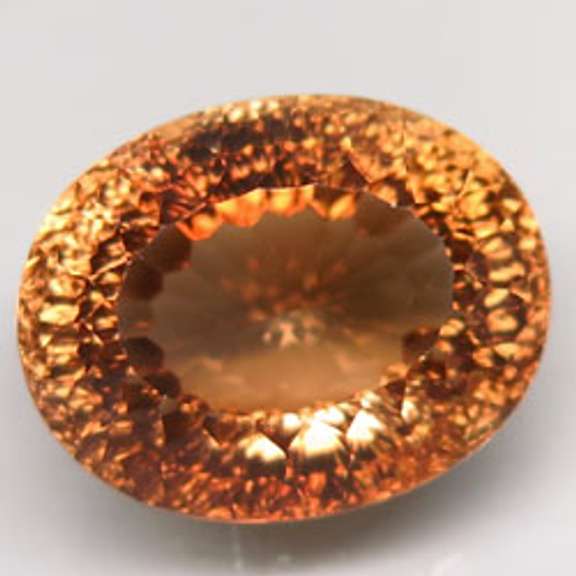 Unheated! Fiery flashing 29.60ct Imperial Topaz