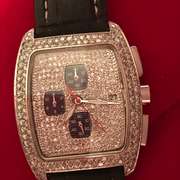 MENS LOCMAN WATCH WITH 5.0 CARATS OF DIAMONDS