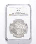 MS65 1902 Morgan Silver Dollar - Graded NGC
