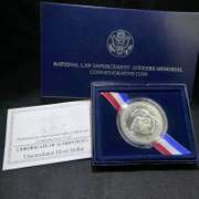 1997 Law Enforcement  Commemorative Proof Silver Dollar