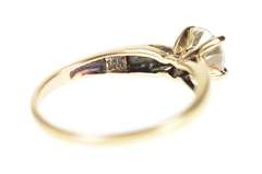 10K Yellow Gold Round Classic Solitaire Travel Engagement Ring