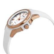 Citizen Eco-Drive Silver Dial White Silicone Watch