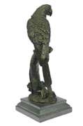 Hot Cast Brazilian Parrot Bronze Sculpture