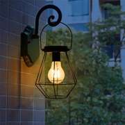 Solar Powered Vintage LED Lantern Hanging Light