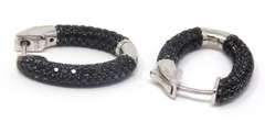 Black Onyx Sterling Silver Earrings