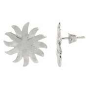 Sterling Silver Designer Sun Post Earring