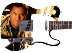 Vince Gill Autographed Custom Photo Guitar
