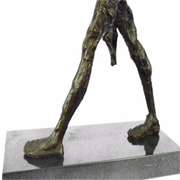 Bronze Sculpture on Marble Base Statue