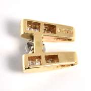 Sparkling Baguette and Round Diamond Pendant