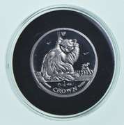 1995 Isle Of Man 1 Crown - World Coin 1/4 Oz Platinum