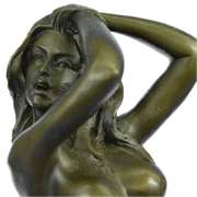 Naked Beautiful Girl Bronze Sculpture