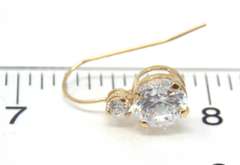Stylish Group Lot of 3 Pairs 14kt YG French Wire Earrings