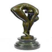 Erotic Sensual Nude Female Woman Bronze Statue
