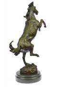 Excited Horse Bronze Sculpture