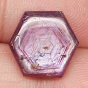 Unique 8.32ct hexagon shaped unheated Ruby