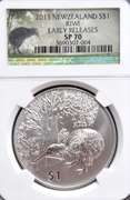 2013 Newzealand S$1 Kiwi ER NGC SP70