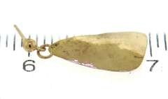 Nice Yellow Gold Triangle Textured Earrings