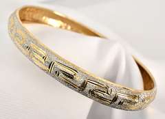 Interesting 14k W&Y Flex Bangle