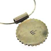 Italian Sterling Silver Mexico Abalone Necklace