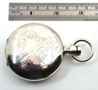 Attractive Fredonia Pocket Watch in Coin Silver