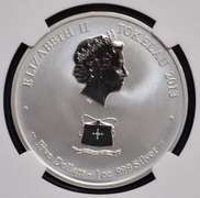 2013 Tokelau S$5 Year Of The Snake ER NGC MS70