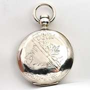 Attractive Fredonia Pocket Watch in Coin Silver