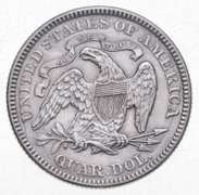 1876 Seated Liberty Quarter