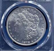 1878 7/8 TF Morgan Dollar PCGS MS63 Weak