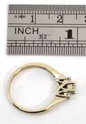 Sweet 3 Stone Princess Cut Diamond Ring